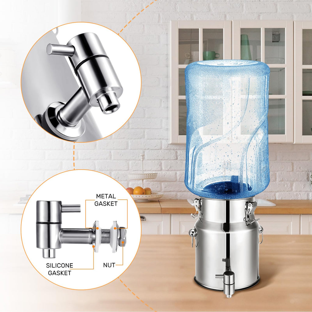 1.3 Gallon Stainless Steel Water Dispenser with Spigot H6667