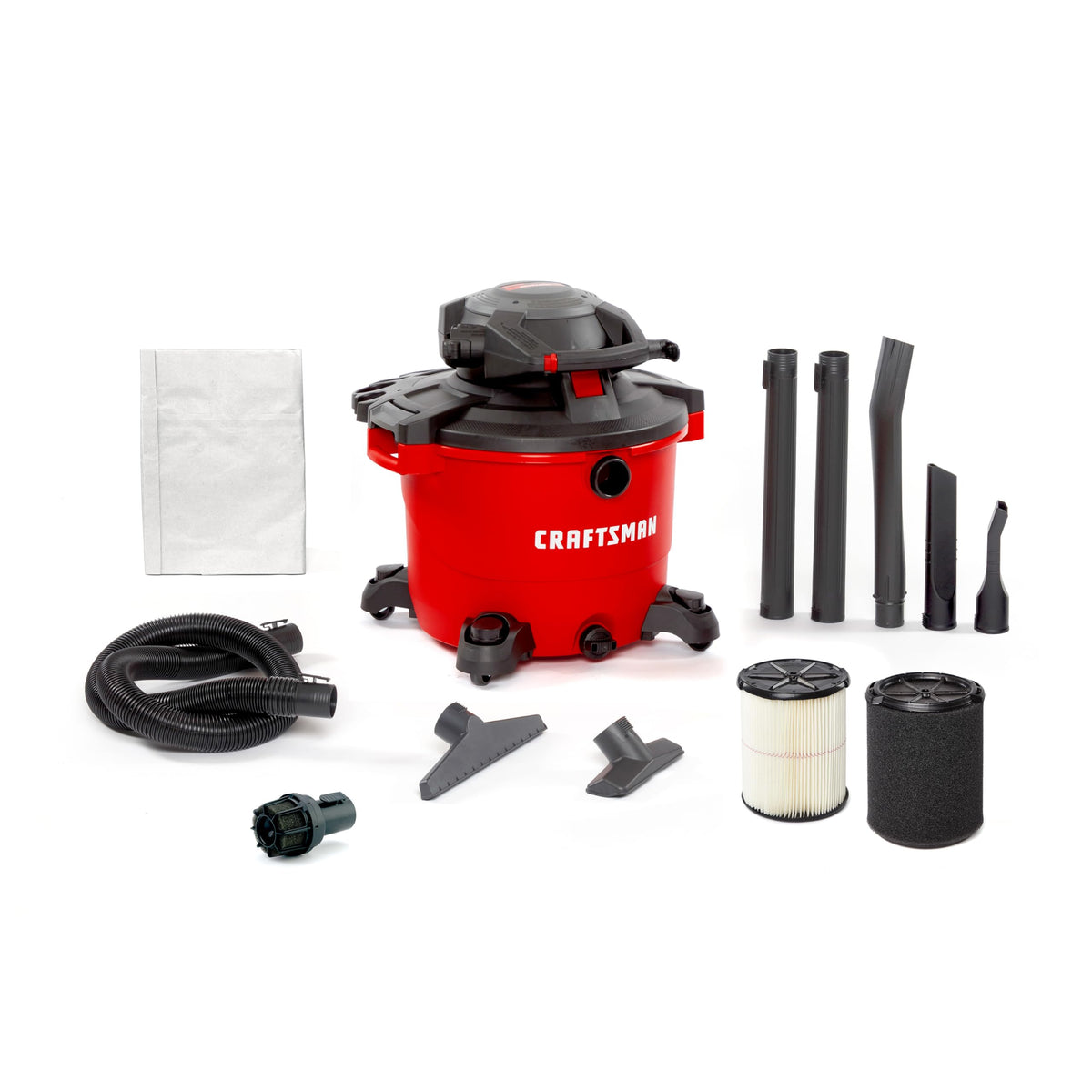 16 Gallon 6.5 Peak HP Wet Dry Vac with Detachable Blower Y1487