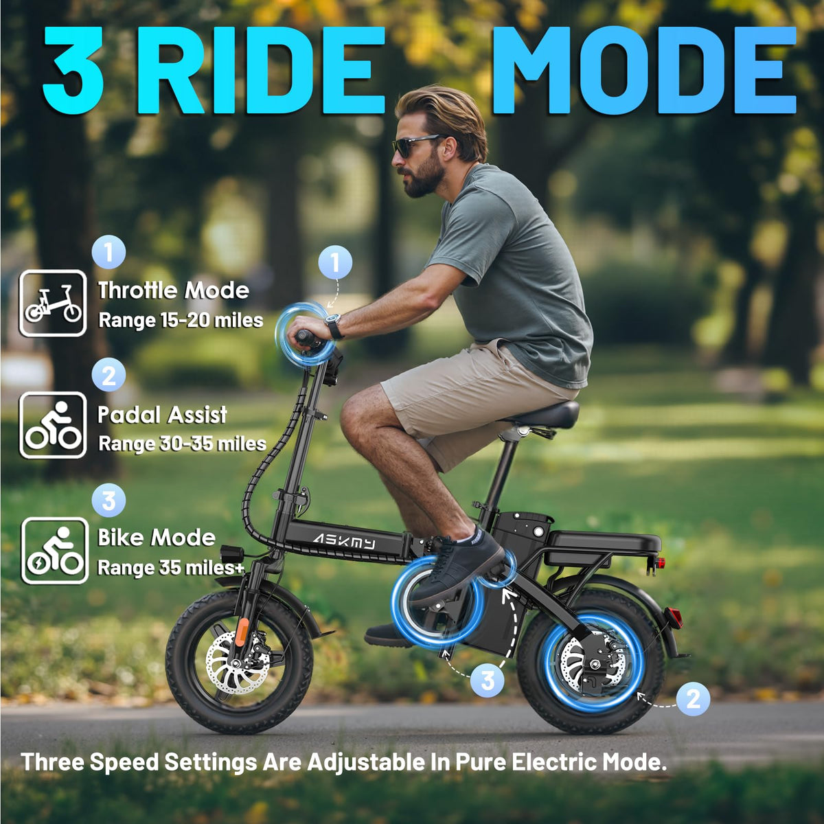 Folding Electric Bike 14" V4870
