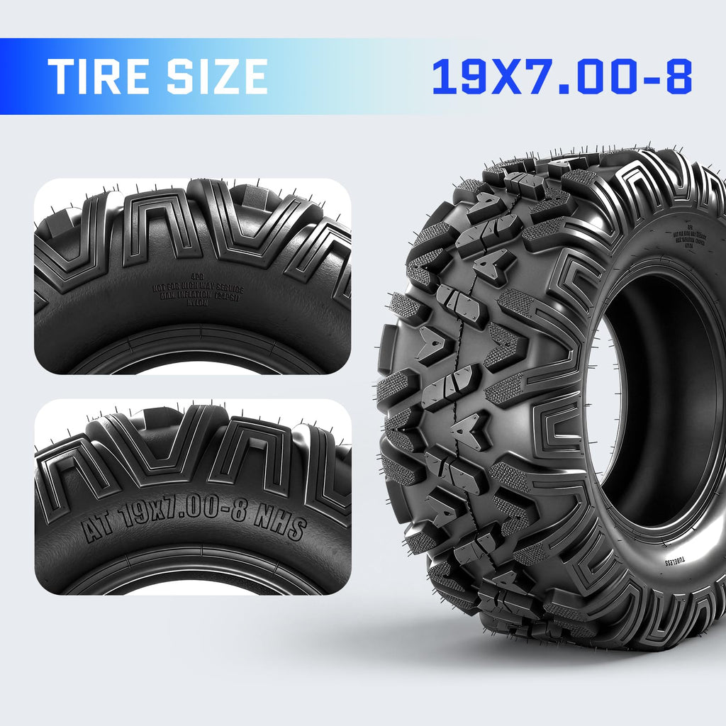 19x7-8 All-Terrain ATV Tires Pack of 2 X55112
