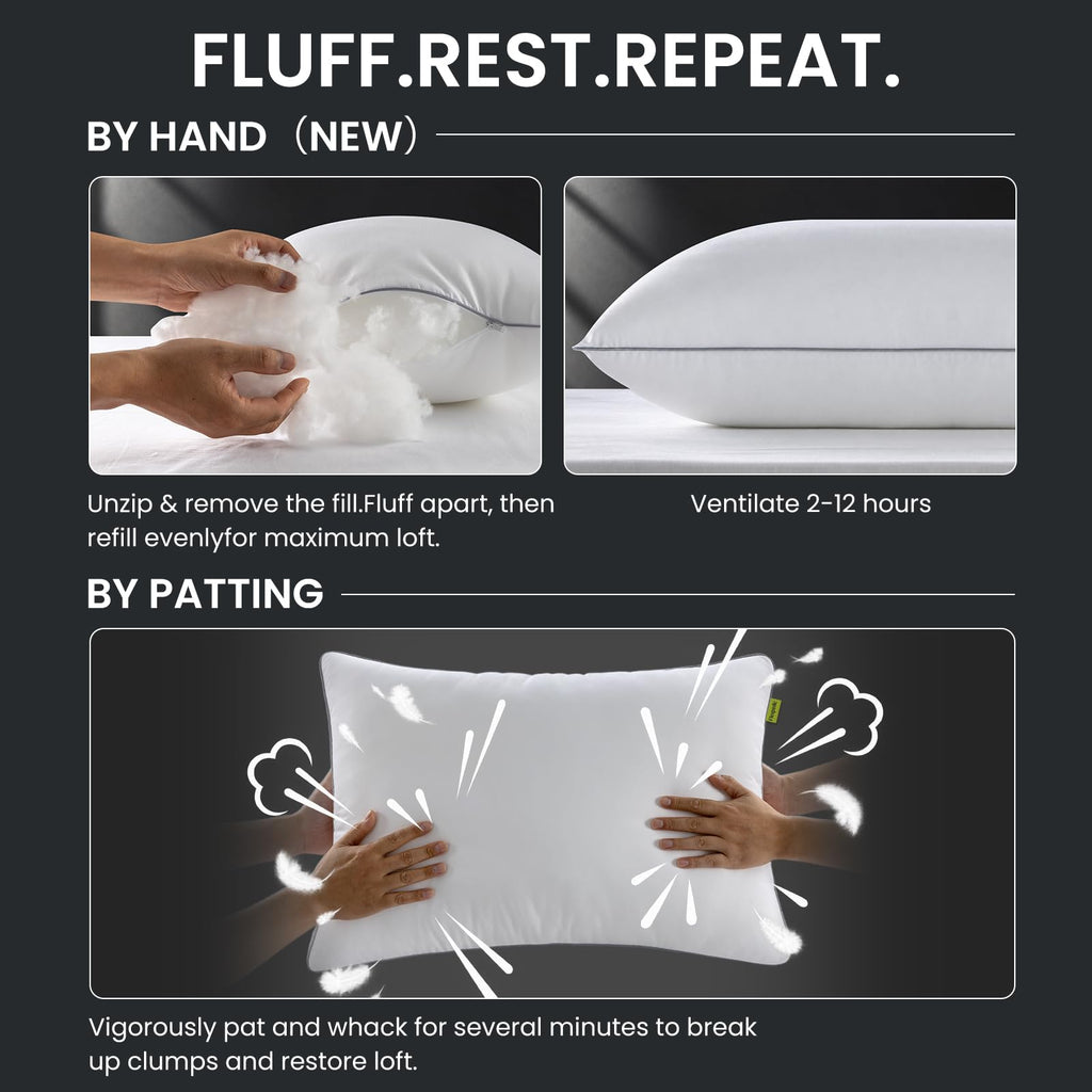 King Size Set of 2 Bed Pillows R904370