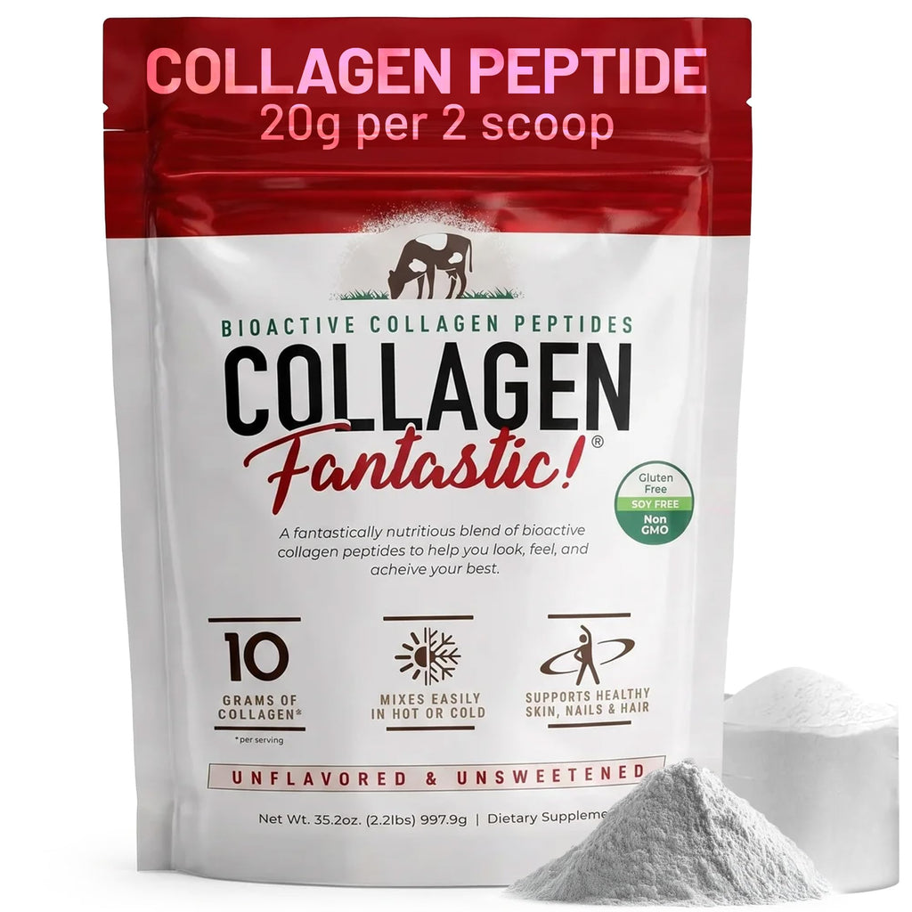 Collagen Peptides Powder Unflavored 2.2lb 90 Servings J248