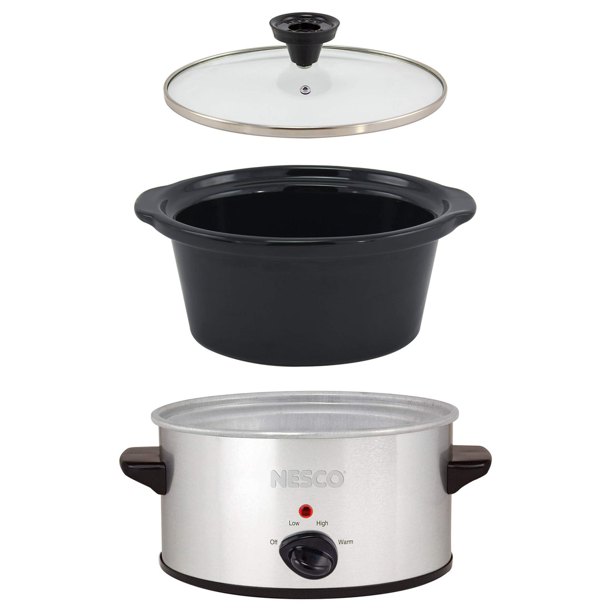 1.5 Quart Silver Slow Cooker D79408