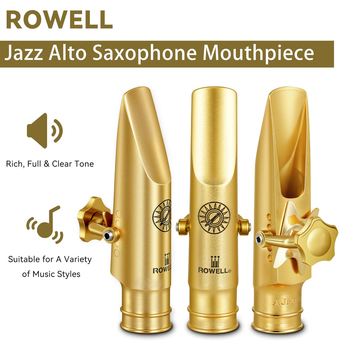 Alto Saxophone Metal Mouthpiece U91806