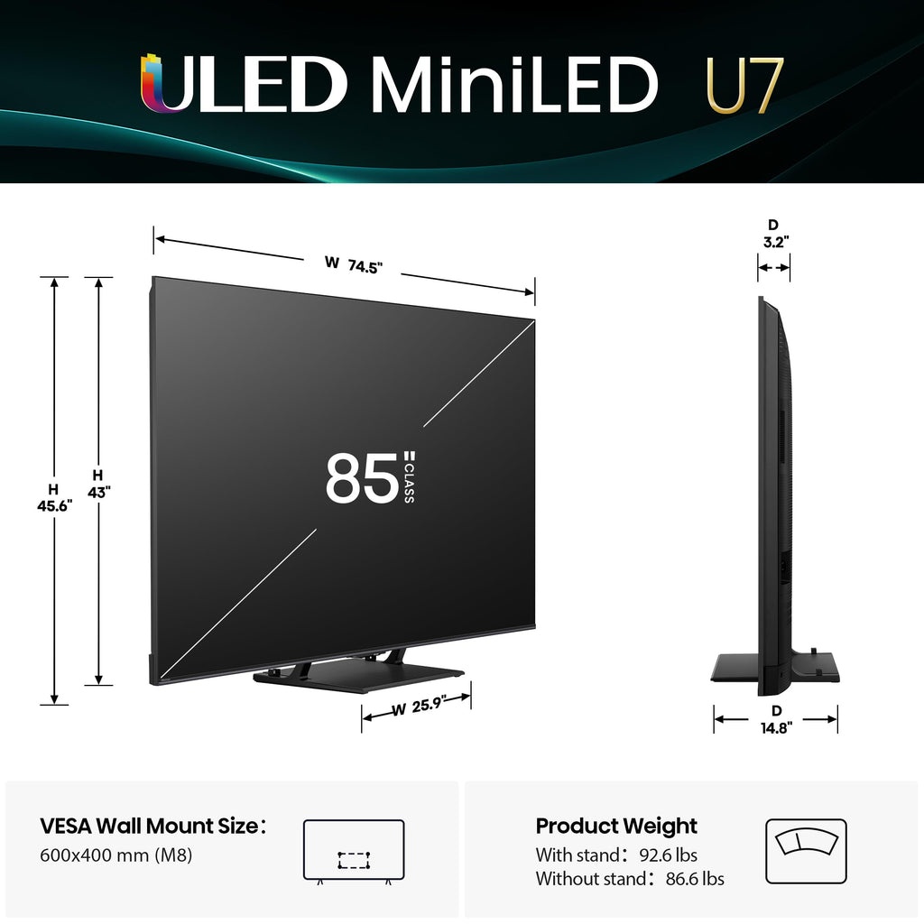 85" Mini-LED 4K UHD Smart TV L92351