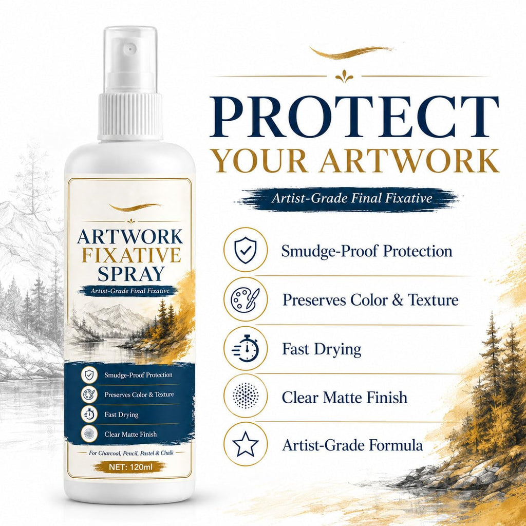 Matte Quick Dry Artwork Fixative Spray 5Pcs G43624