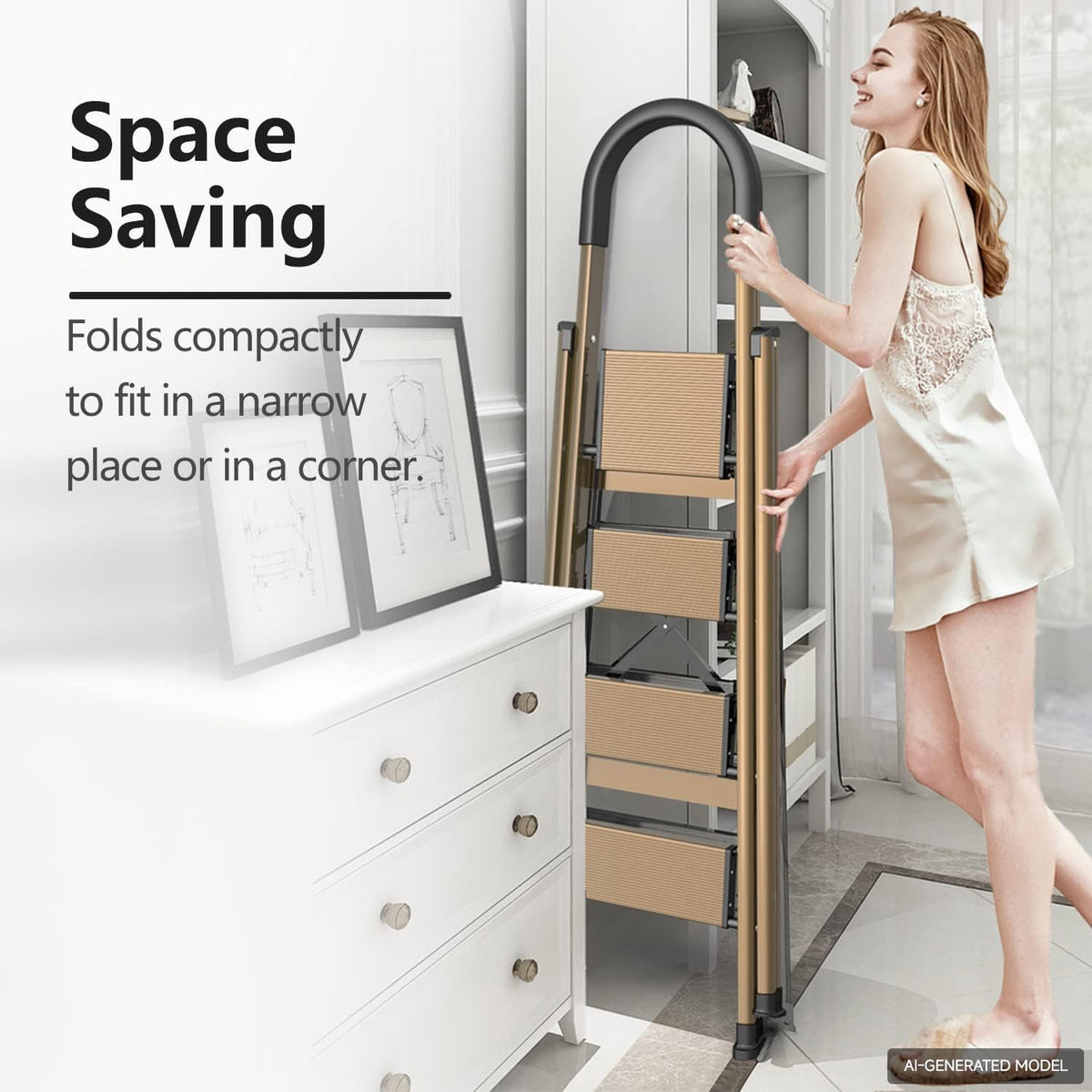 4 Step Folding Step Stool D61191