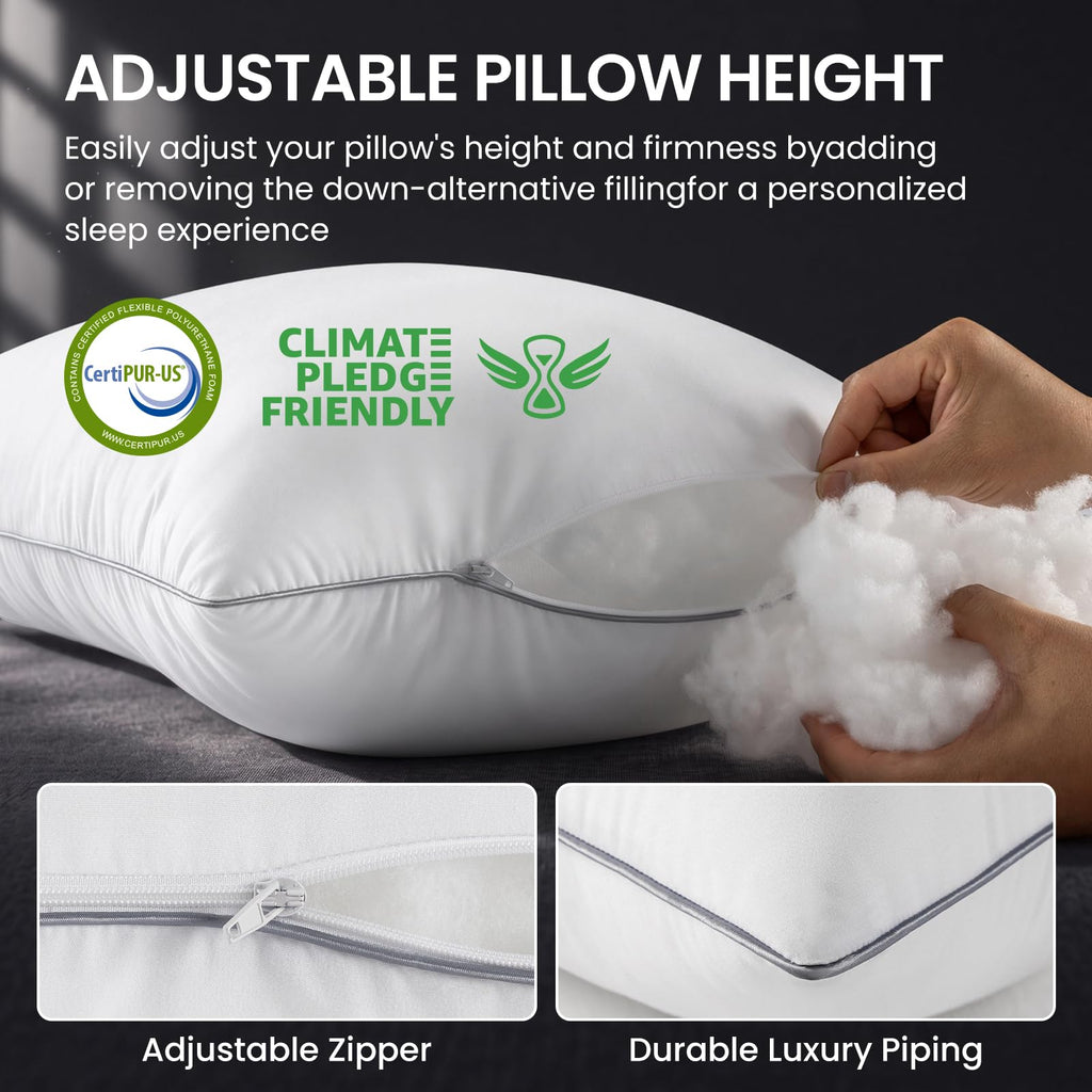 King Size Set of 2 Bed Pillows R904370