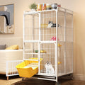 Foldable 4-Tier Indoor Cat Enclosure with Hammock Z553