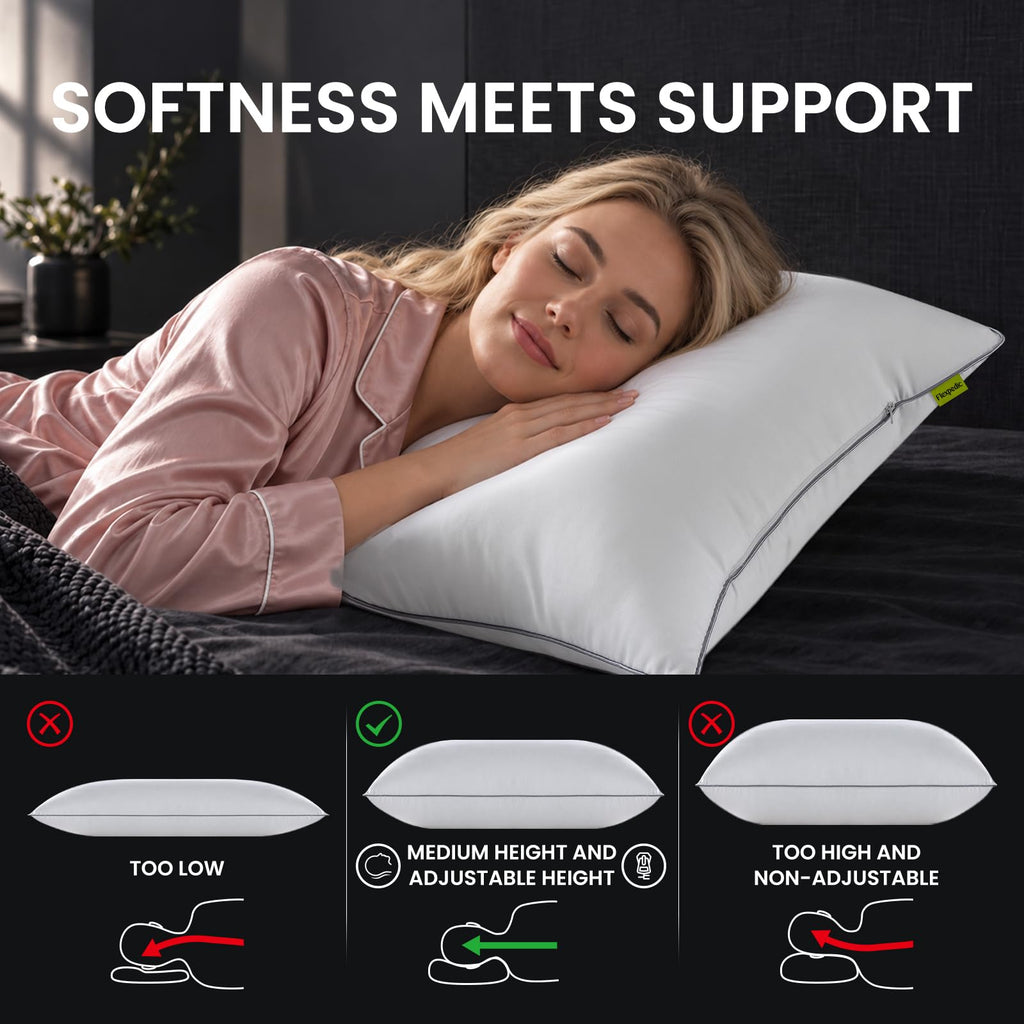 King Size Set of 2 Bed Pillows R904370