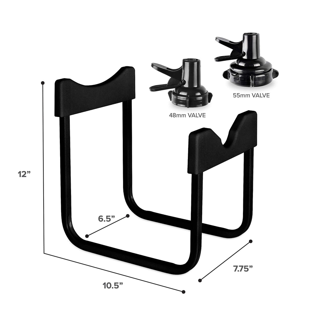 Stainless Steel Water Jug Stand with 2 Dispenser Valves L979