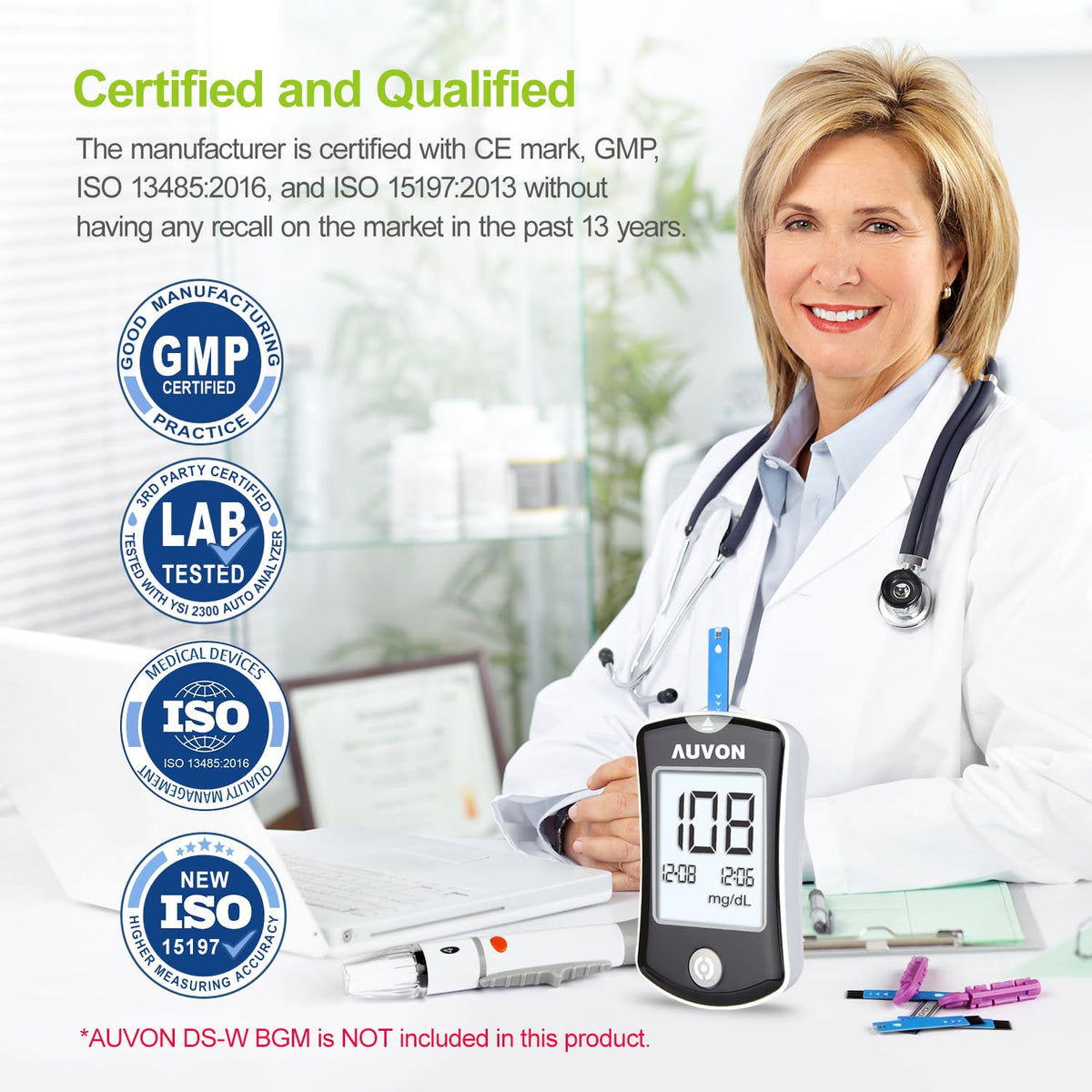 Blood Glucose Test Strips 300 Count T467048