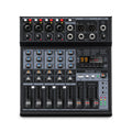 6 Channel Bluetooth Audio Mixer with 2 XLR Inputs Z2434