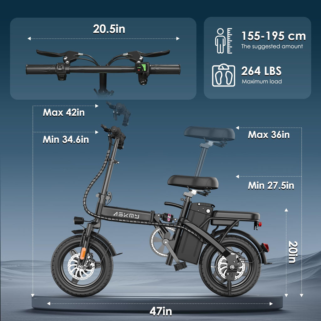 Folding Electric Bike 14" V4870
