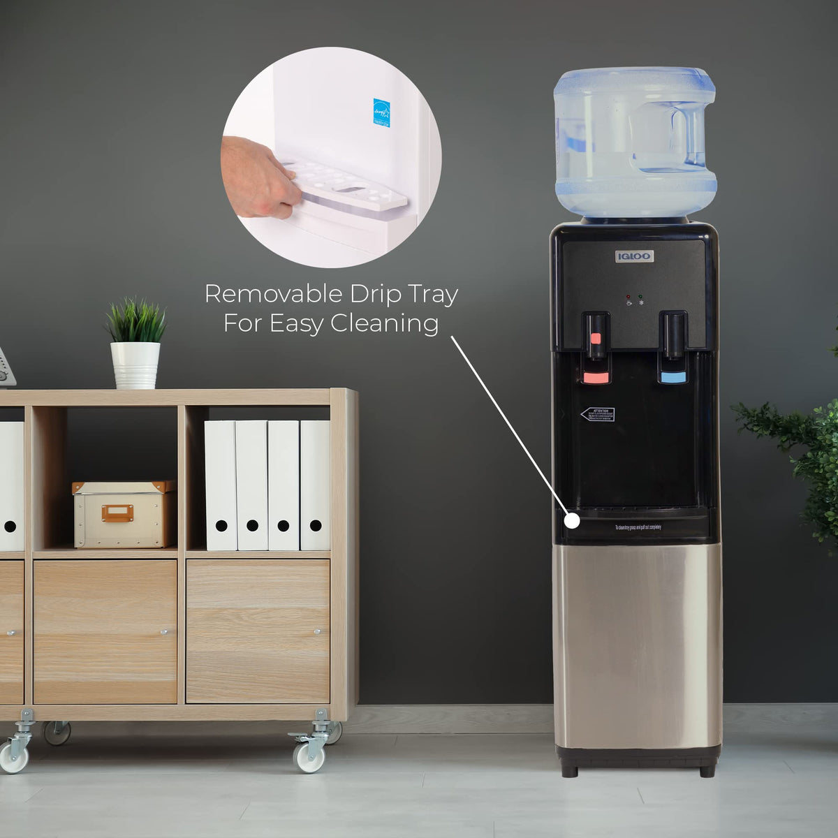 Top Loading Water Cooler with Hot Cold Settings V49125