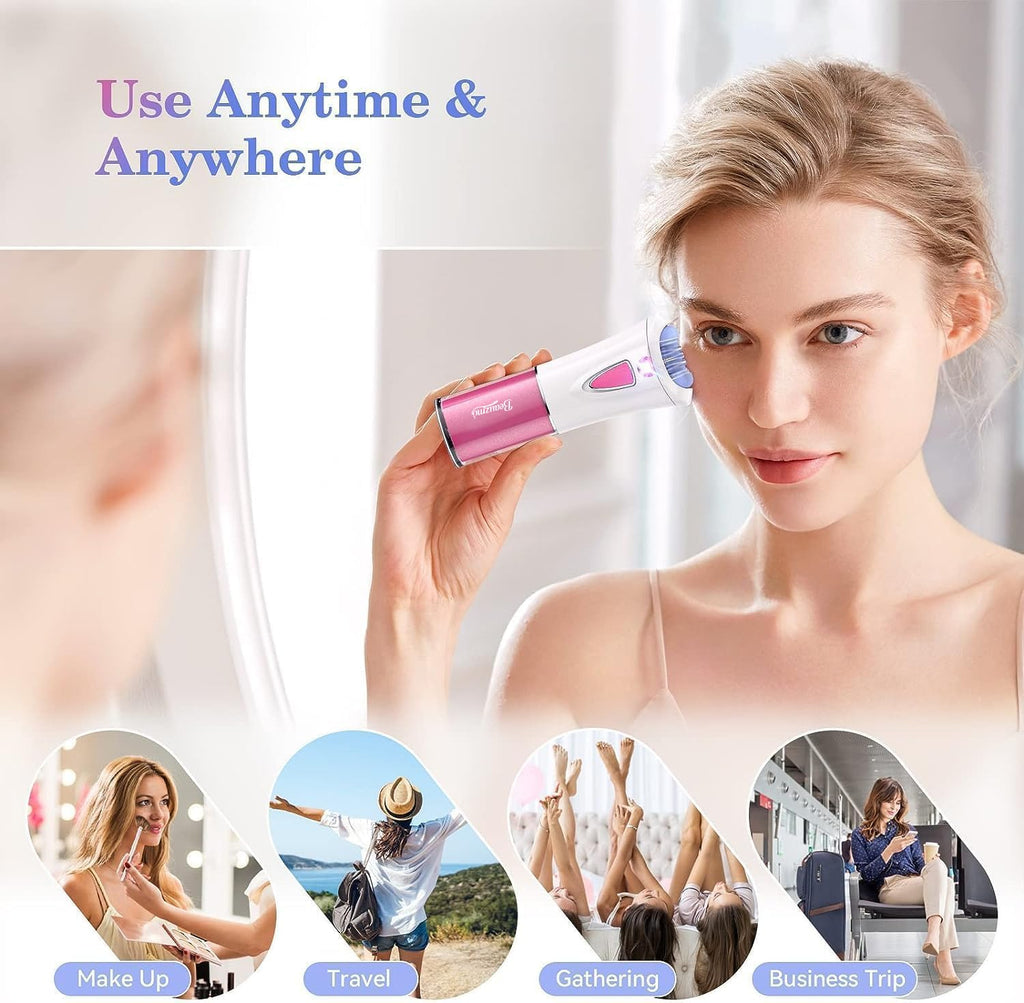 Portable Electric Mini Epilator with 9-Tweezers A384