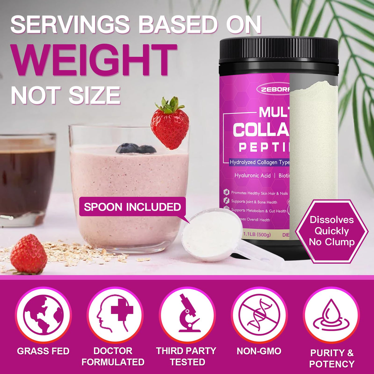 Multi Collagen Peptides Powder K348239