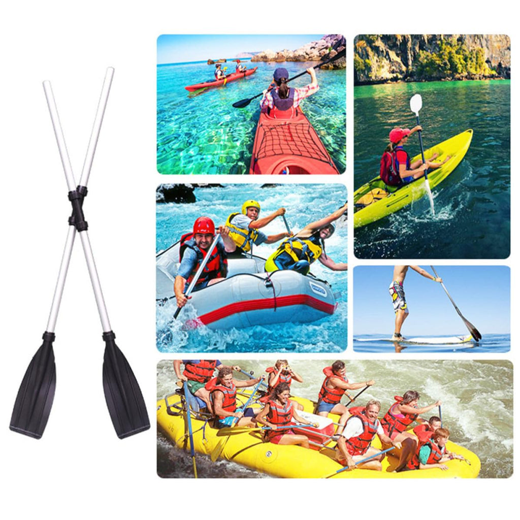 Boat Paddle Detachable Aluminum Alloy 2 Pairs D80279