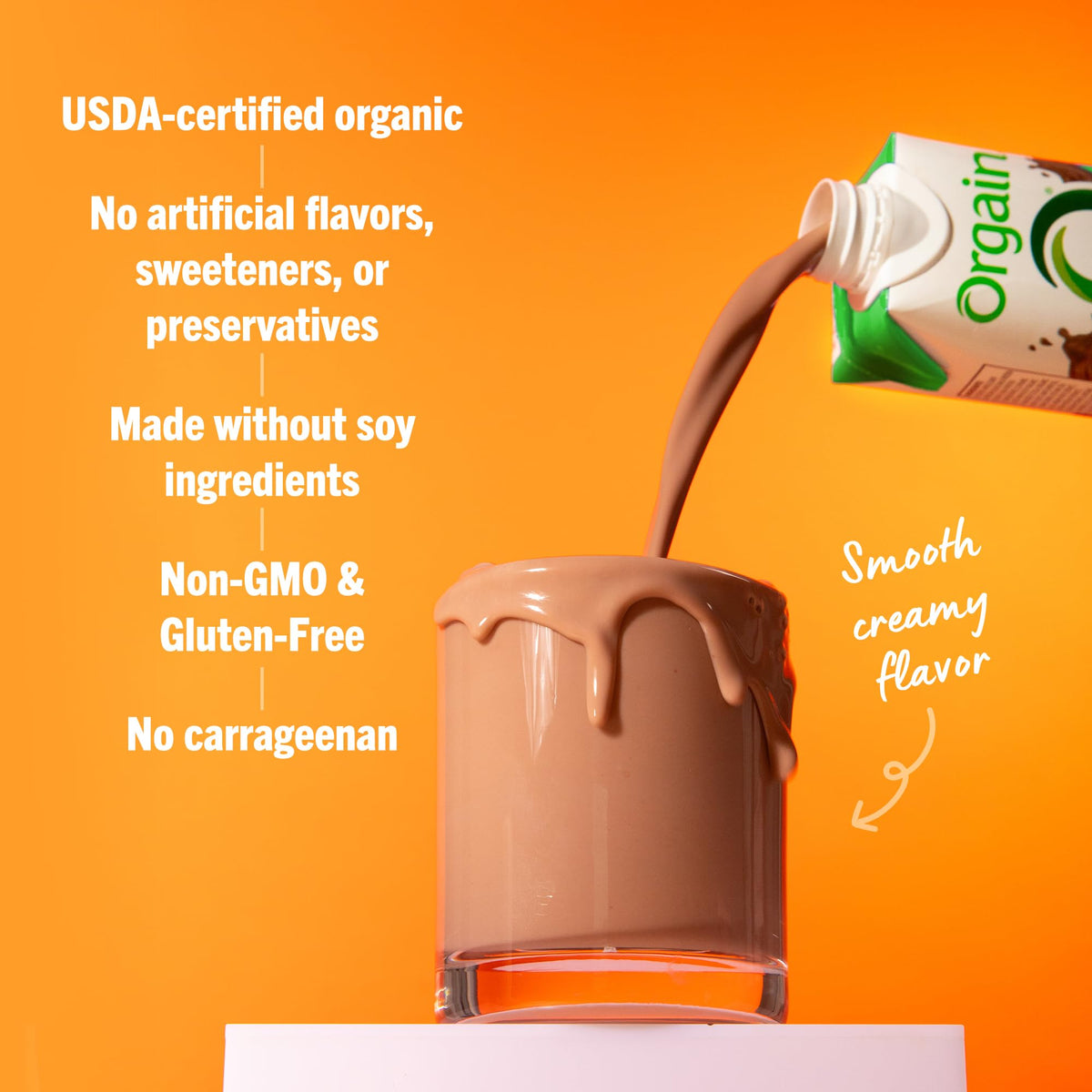 Organic Creamy Chocolate Fudge Shake 12 Pack C386418