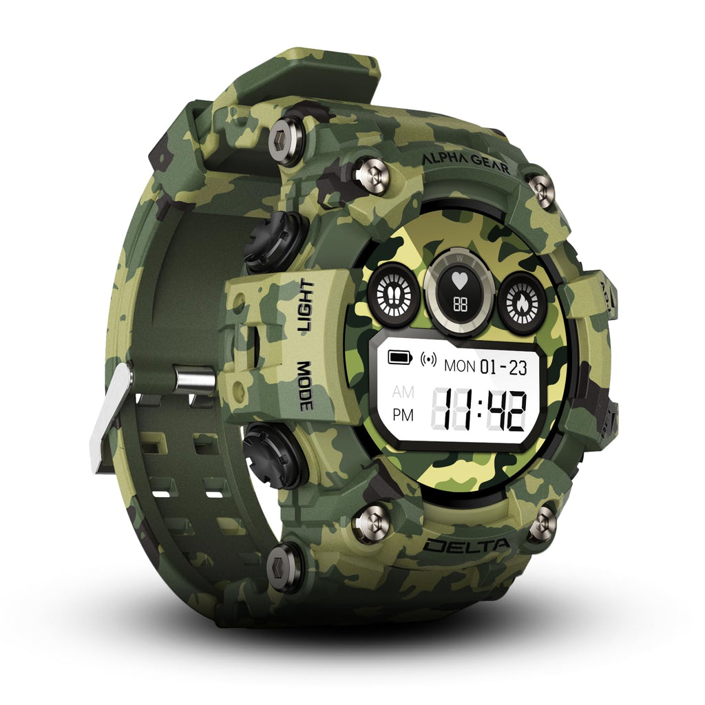 Camo Green Rugged Smartwatch Y480350