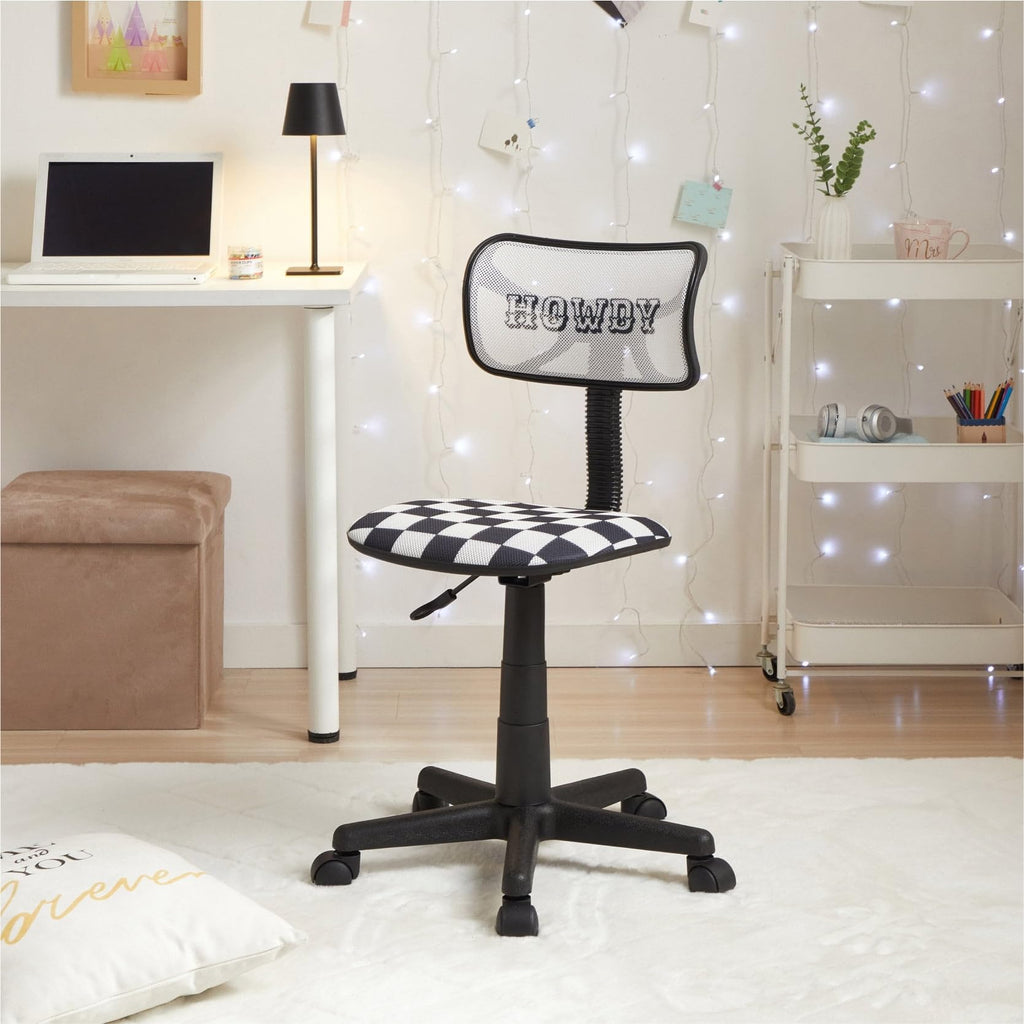Swivel Desk Chair with Mesh Back and Cushioned Seat D716456