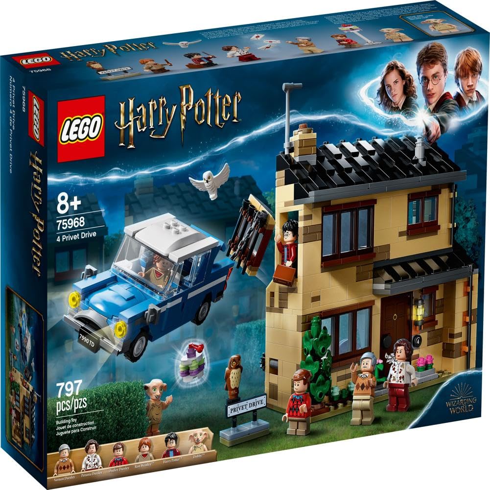 House and Flying Car Toy with Minifigures F819