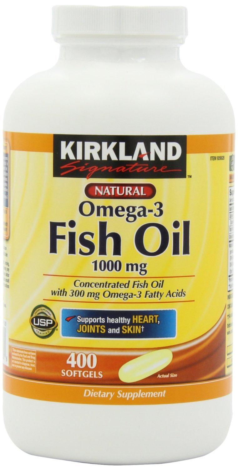 Fish Oil 1000 mg 400 Softgels 3 Pack V437887