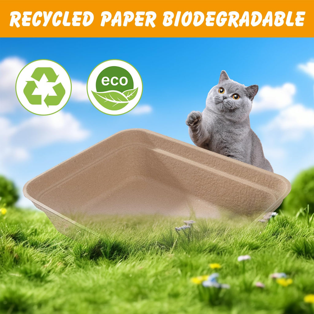 Disposable Cat Litter Box 9-Pack S848713