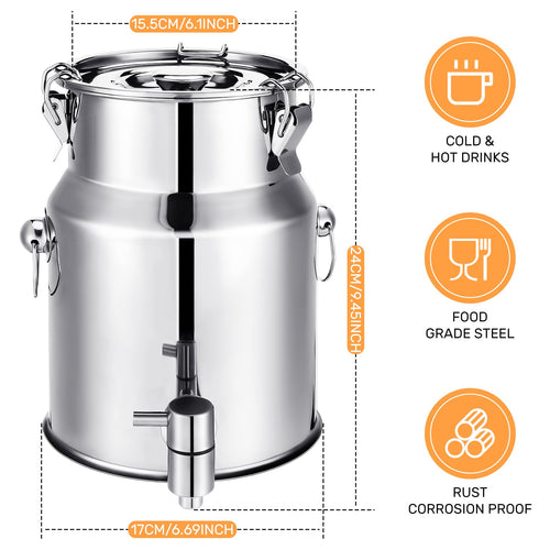 1.3 Gallon Stainless Steel Water Dispenser with Spigot H6667