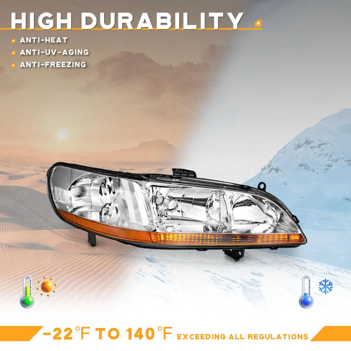 Headlight Assemblies Pair J32837