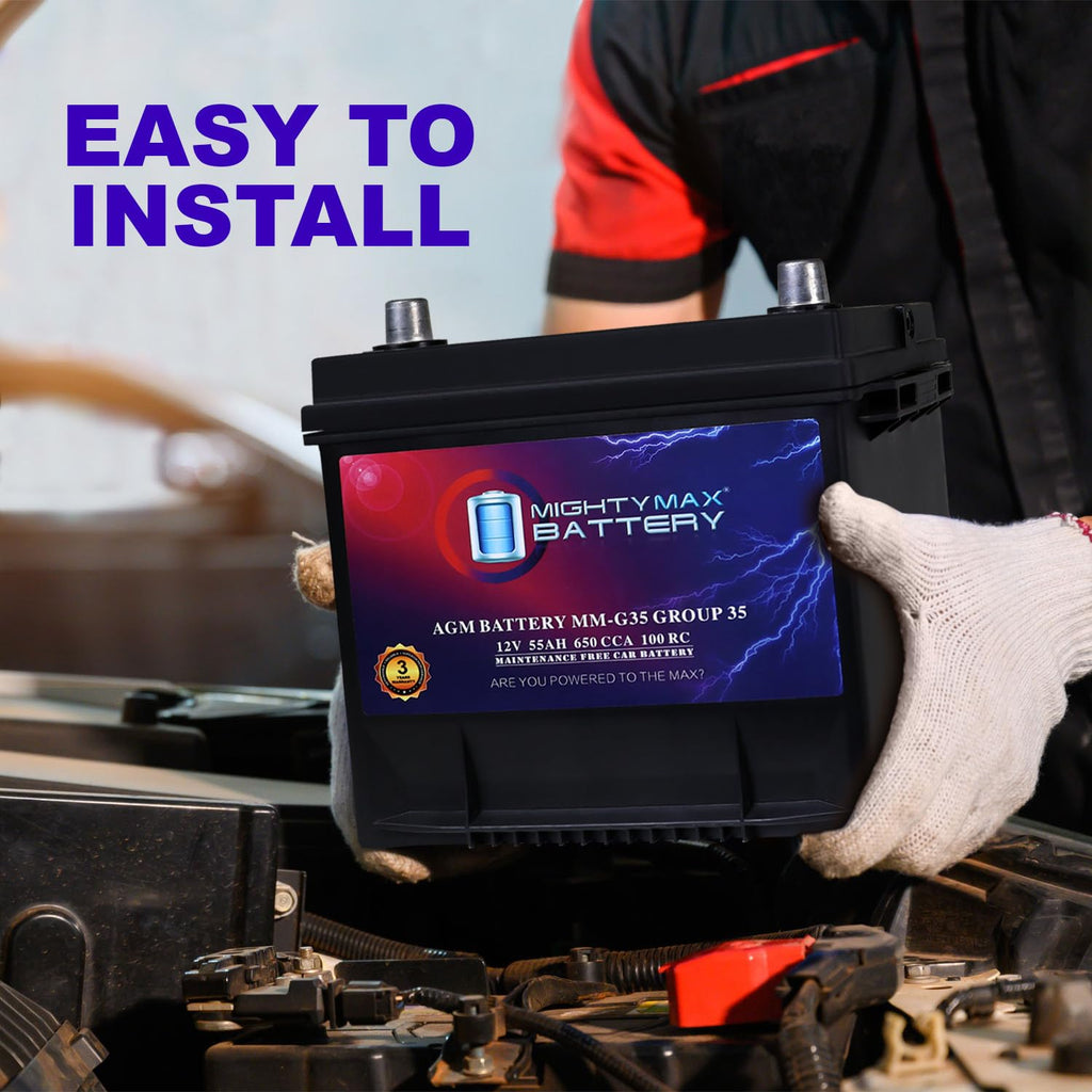 12V 55Ah AGM Replacement Battery Q242