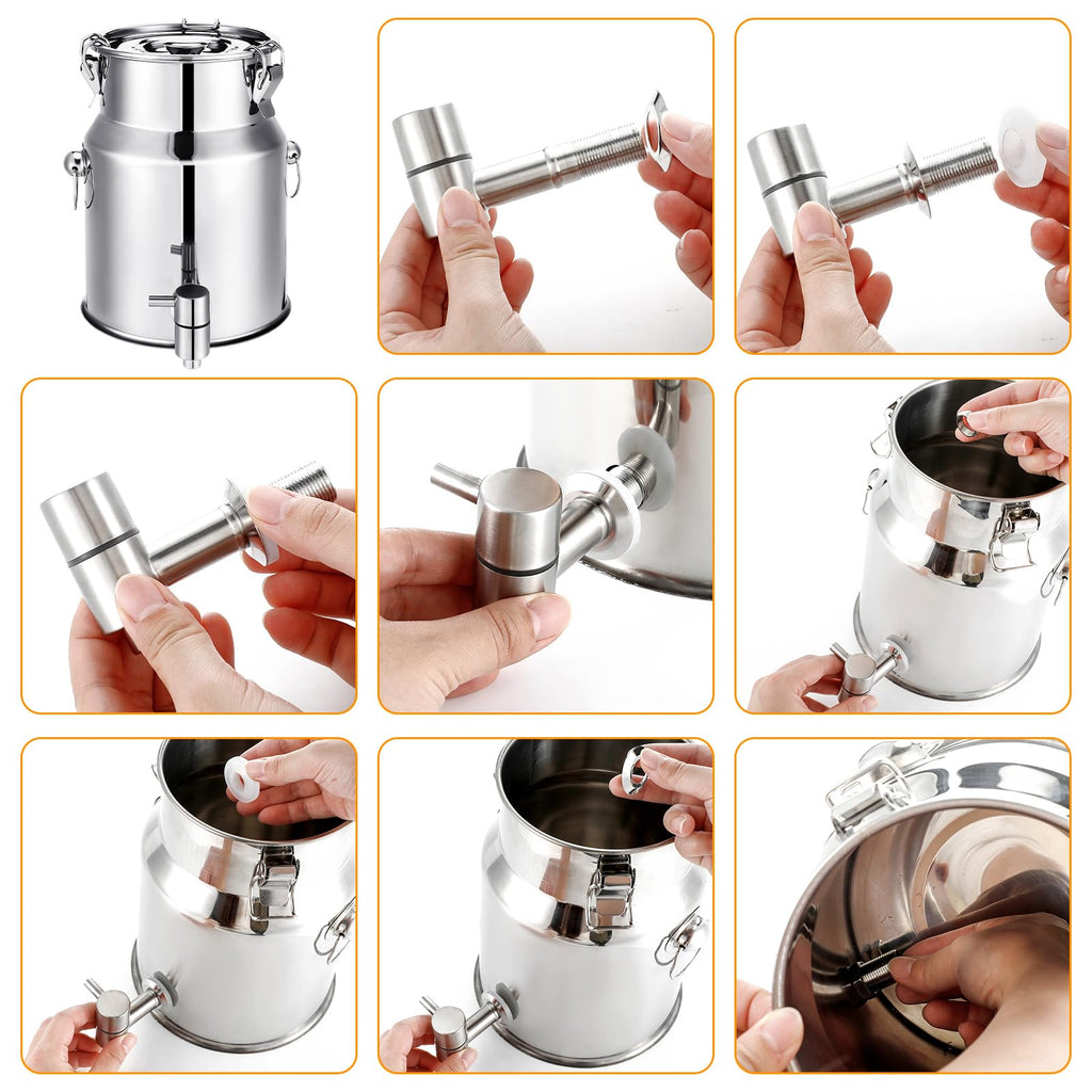 1.3 Gallon Stainless Steel Water Dispenser with Spigot H6667