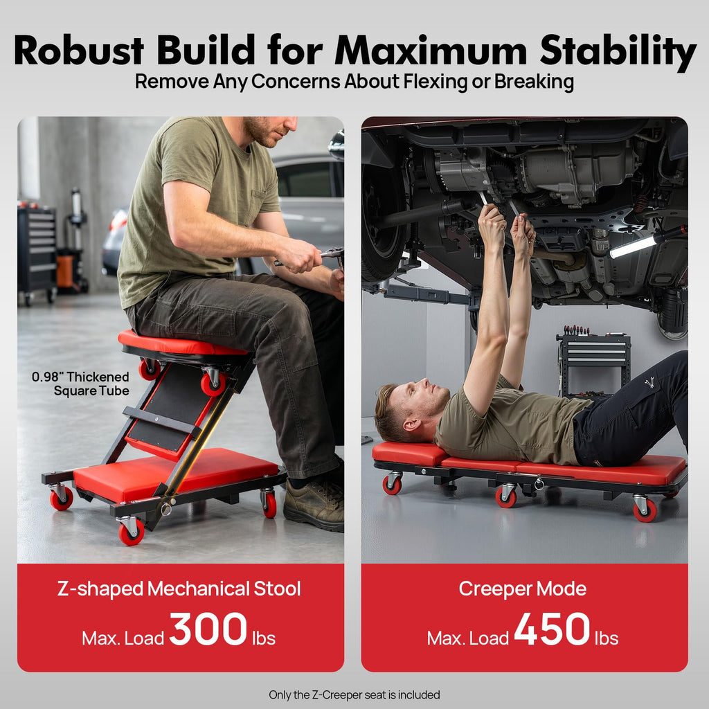 2-in-1 Convertible Mechanic Seat H89160
