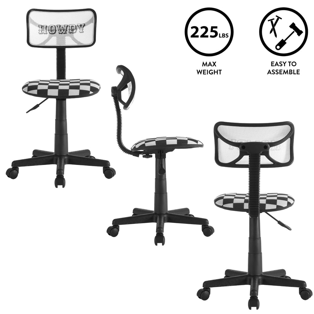 Swivel Desk Chair with Mesh Back and Cushioned Seat D716456