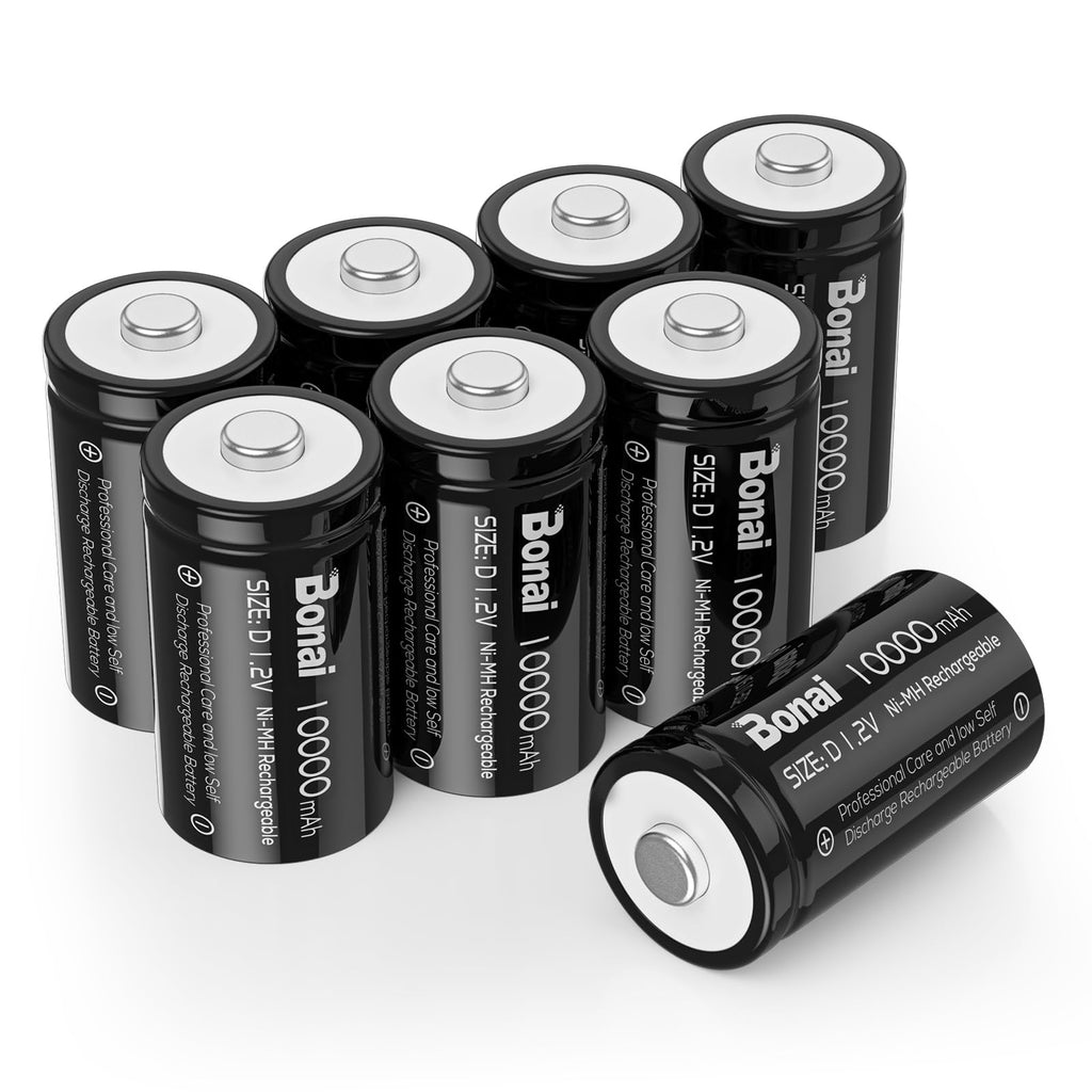 Rechargeable D Batteries 8 Pack G62429