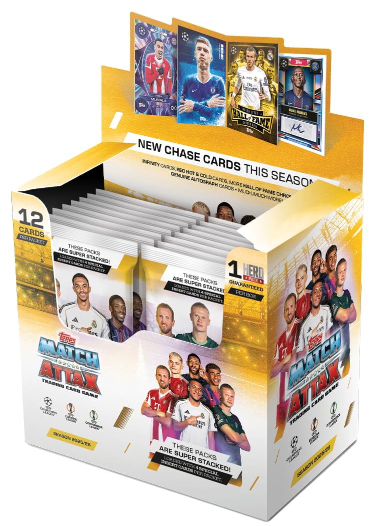 Match Attax 2025/26 Full Box 32 Packets Q659532