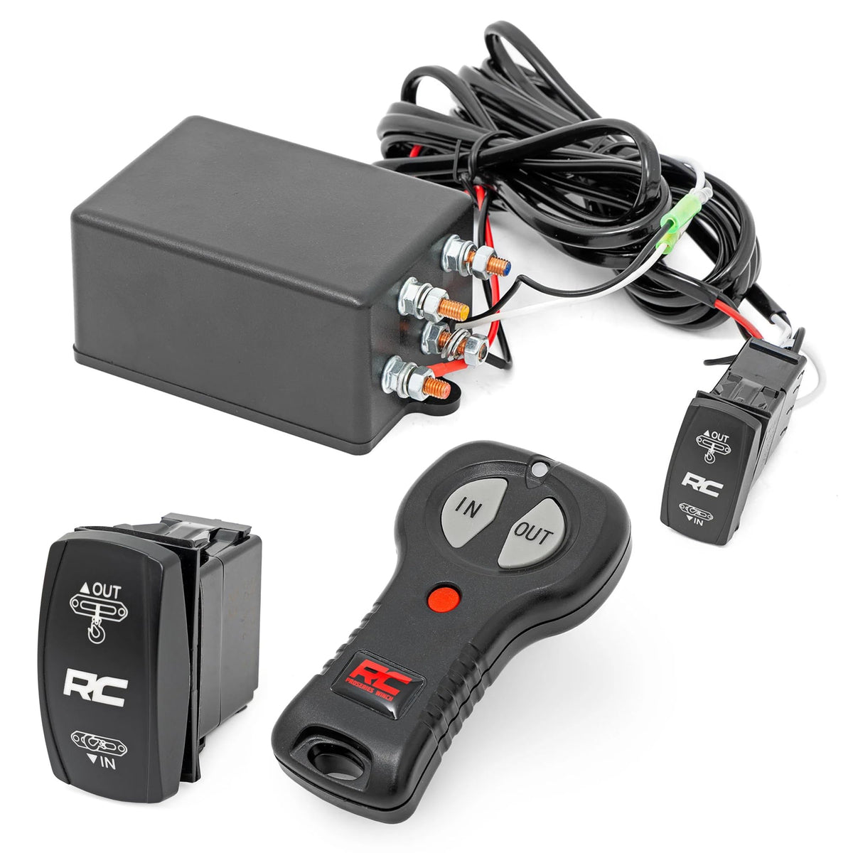 6500 LB Electric Winch with Synthetic Rope and Wireless Remote V711