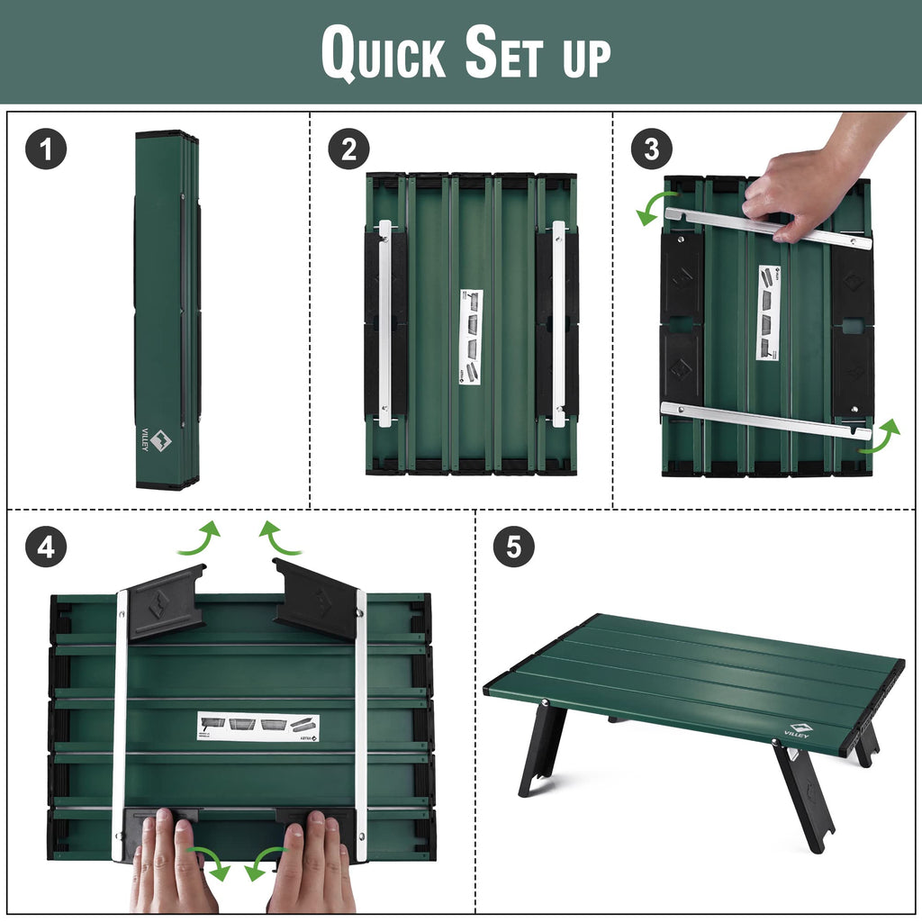 Portable Mini Folding Aluminum Beach Table S14287