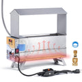 Heated 2 Gallon Stainless Steel Chicken Waterer V249