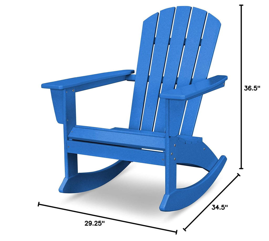 Pacific Blue Adirondack Rocking Chair K99010