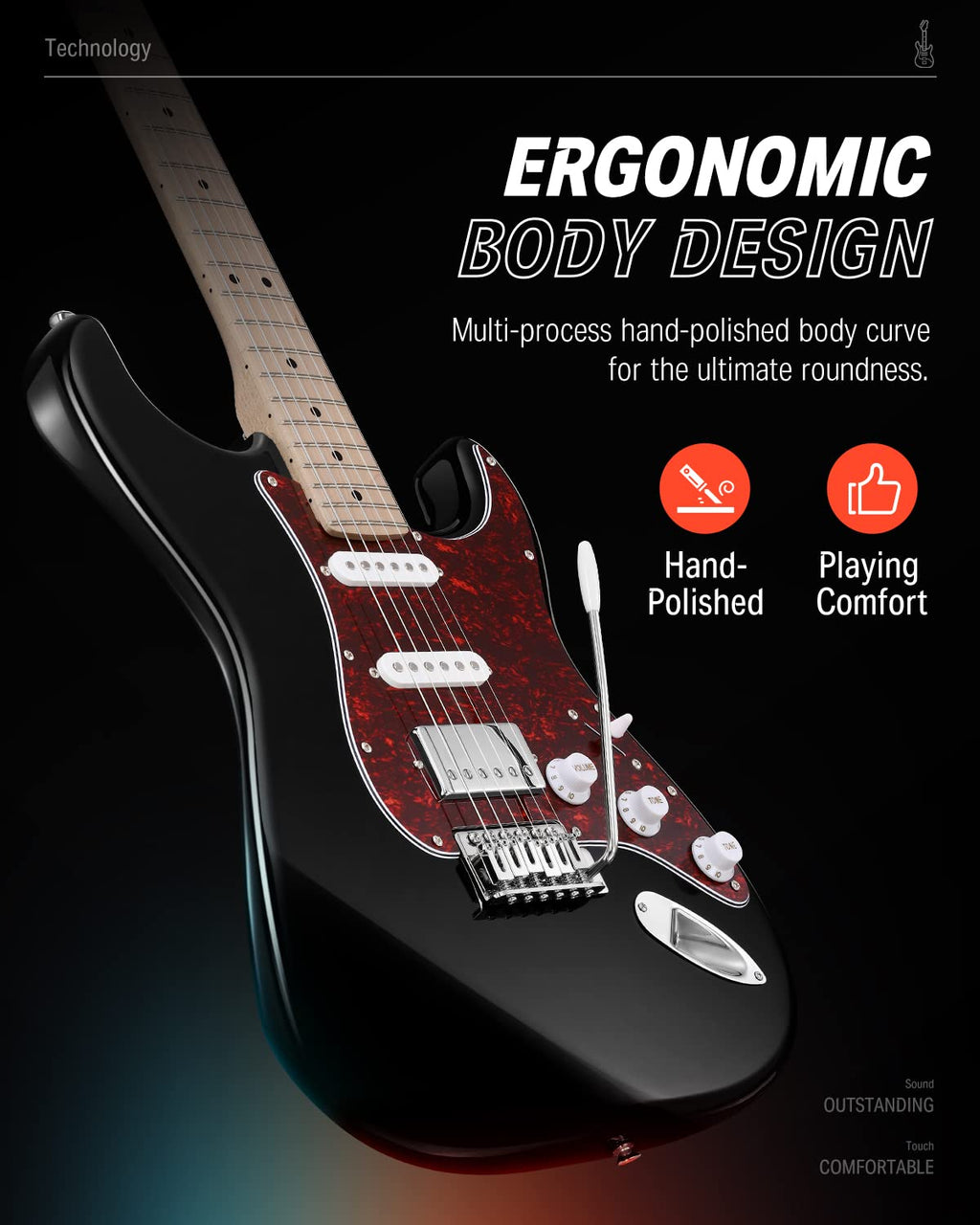 Electric Guitar HSS Coil Split A68201