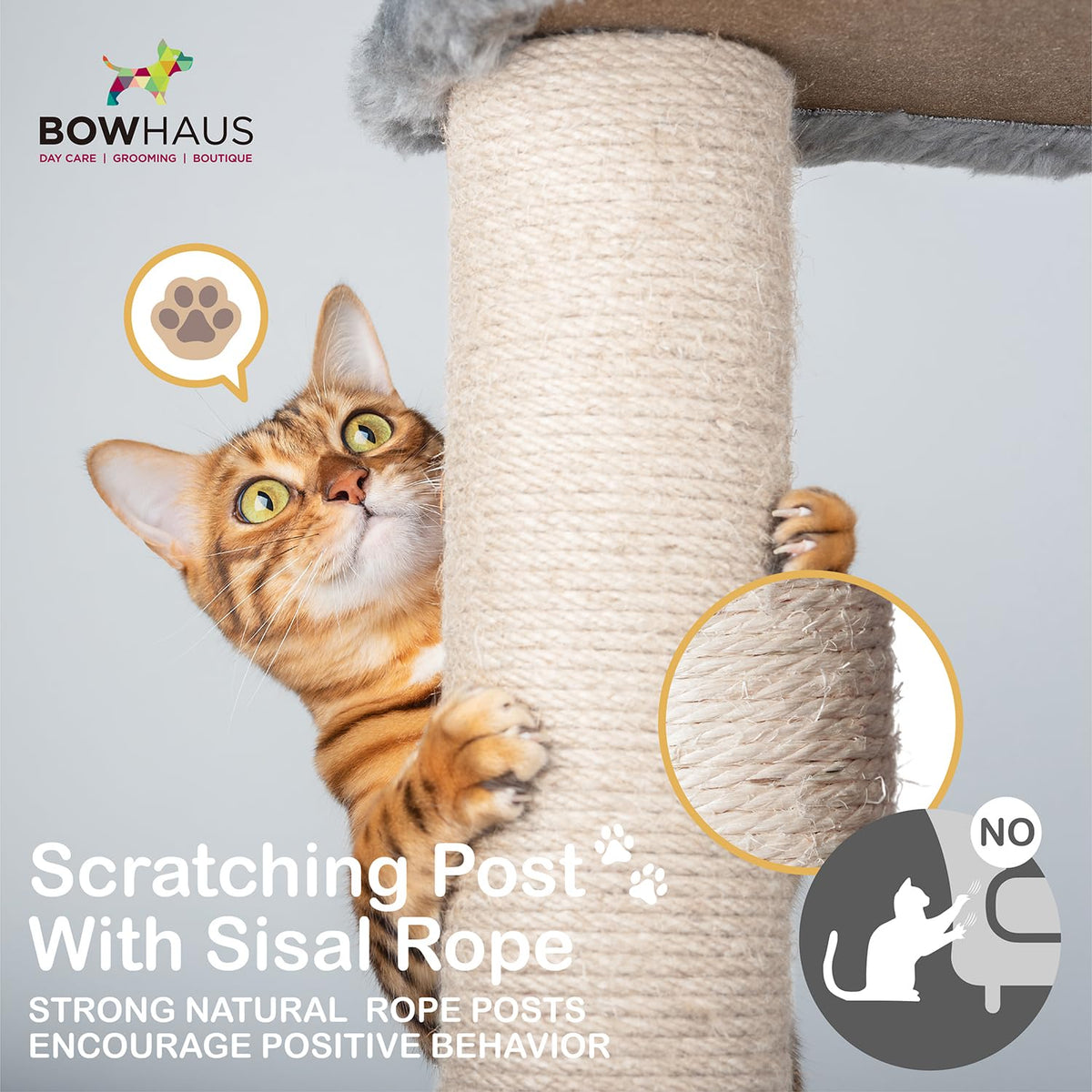 Tall Multi-Level Cat Tree with Scratching Posts, Hammock, Cat Cave Condo J125