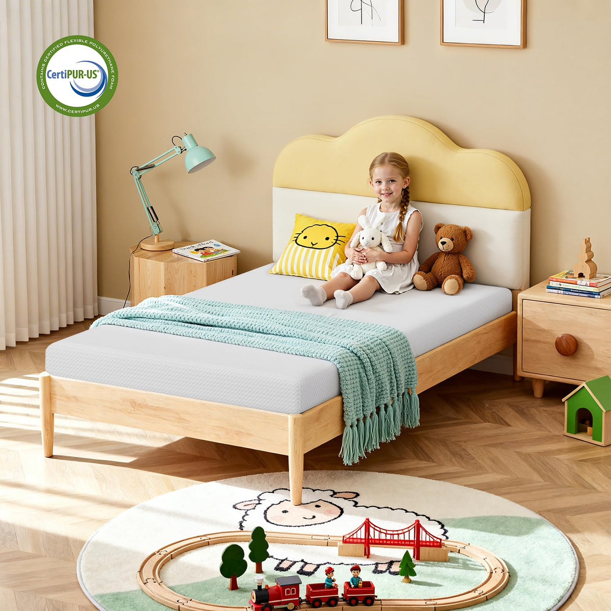 6 Inch Twin Gel Memory Foam Mattress V336