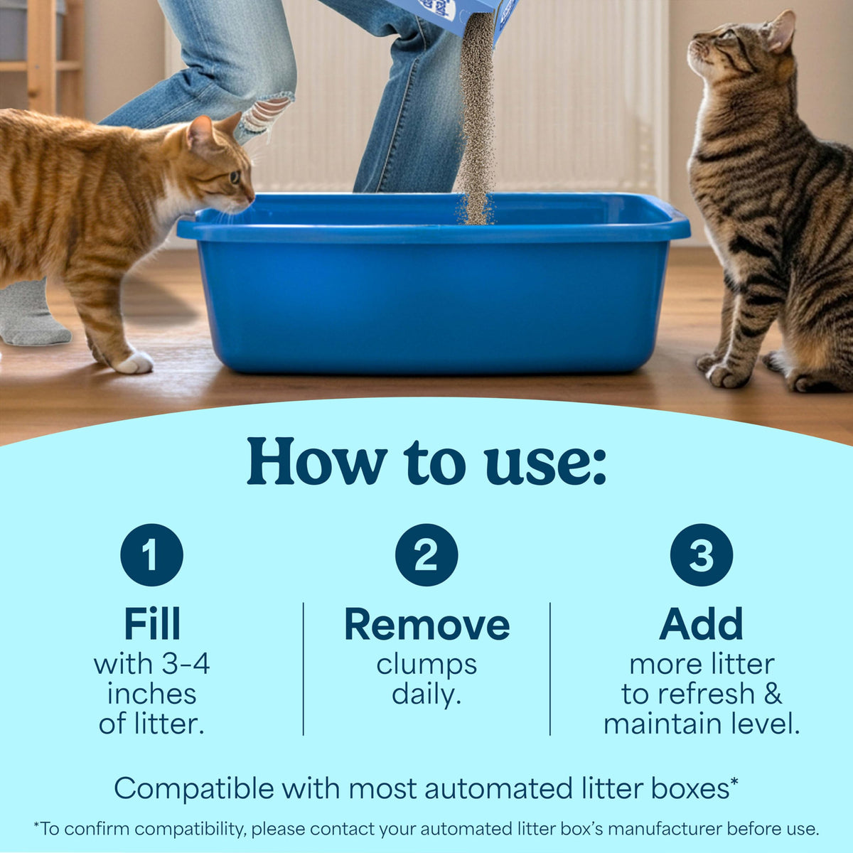 Multi Cat Clumping Litter 22 lb. Box F359