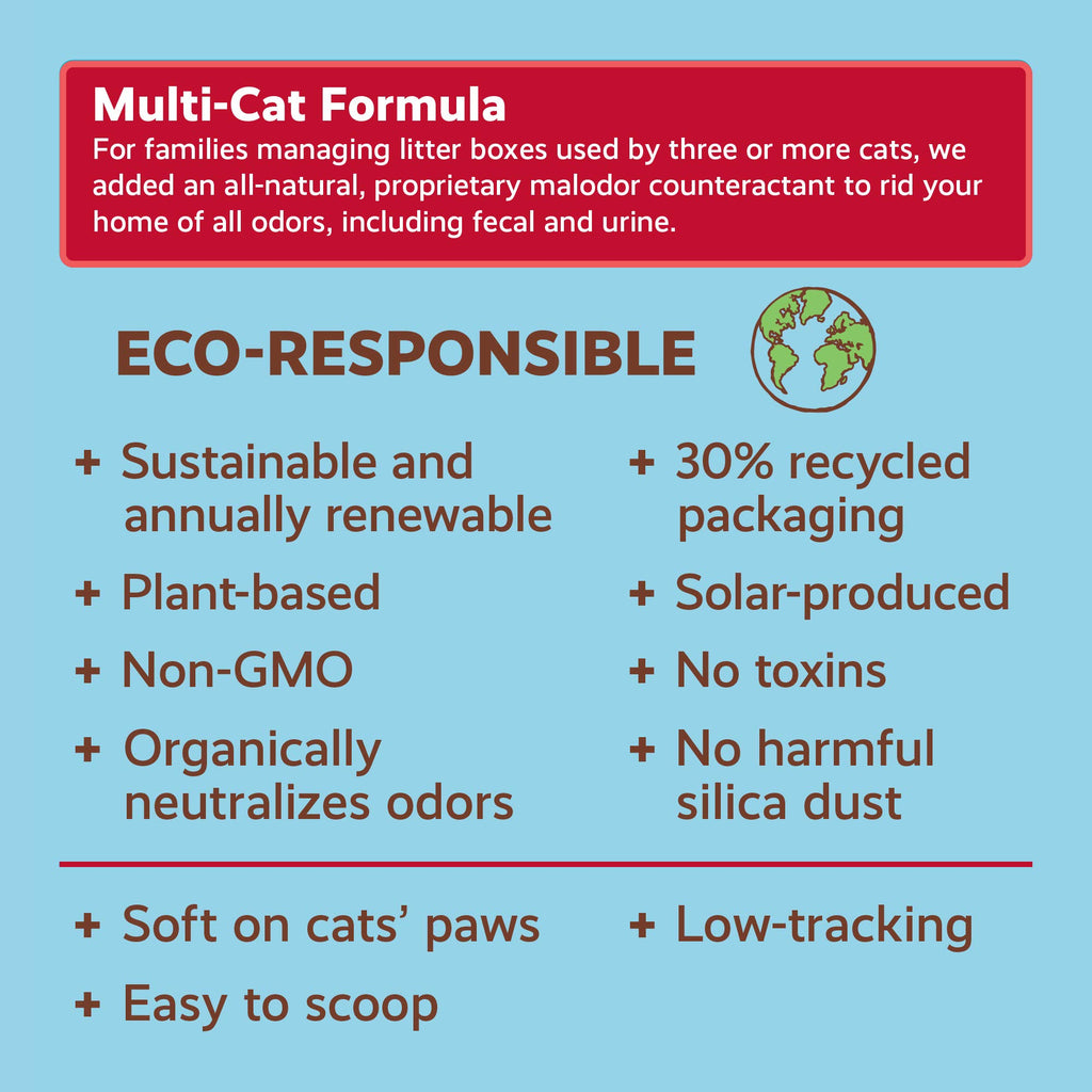 Unscented Walnut Shell Cat Litter 26 Lbs Y8958