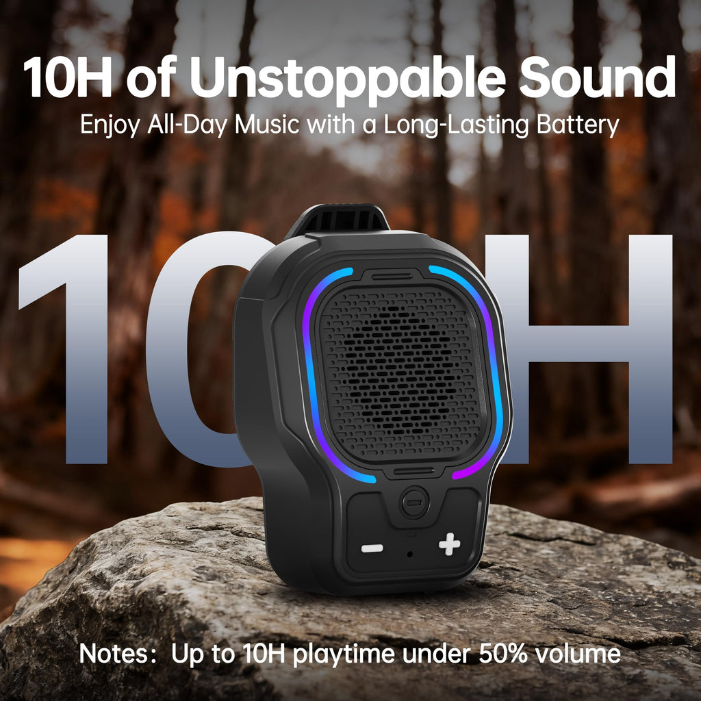 Black Magnetic Clip-on Portable Bluetooth Speaker V899650