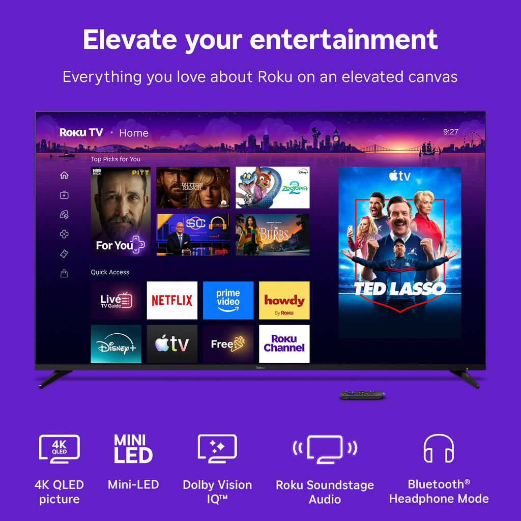 75-Inch 4K QLED Mini-LED Smart TV D1261