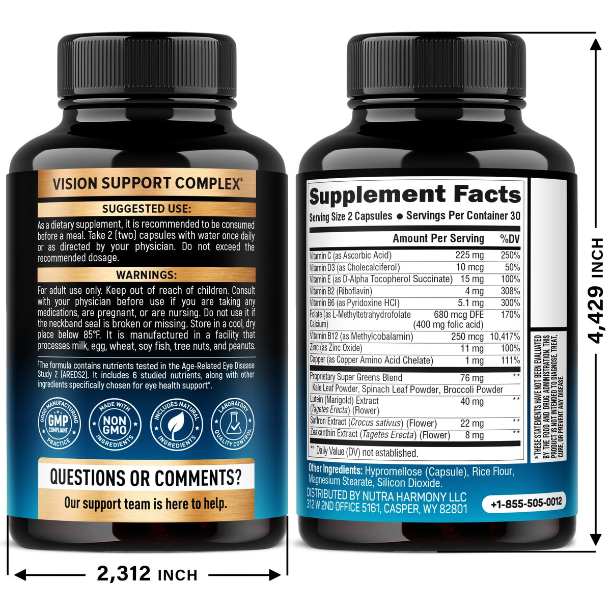 Lutein and Zeaxanthin 60 Caps S478514