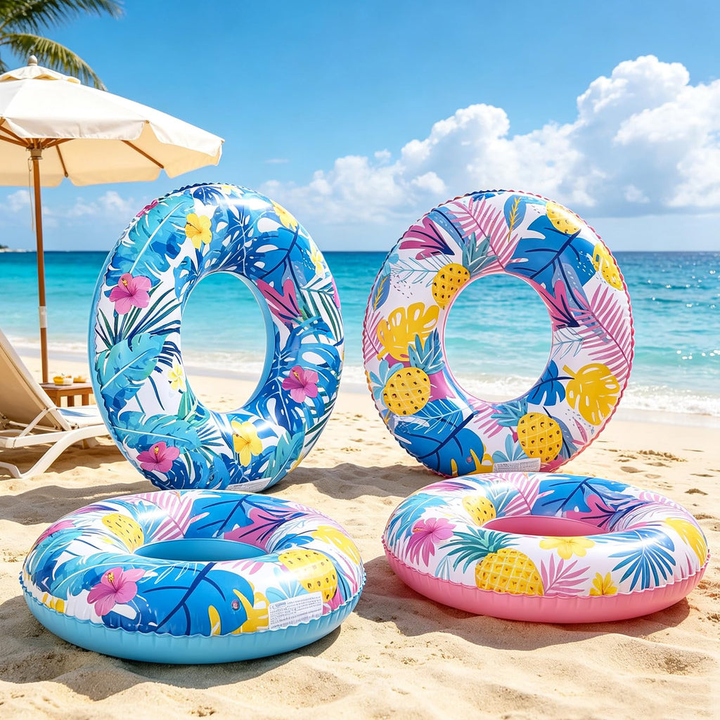 4-Pack 35" Inflatable Pool Floats X98587