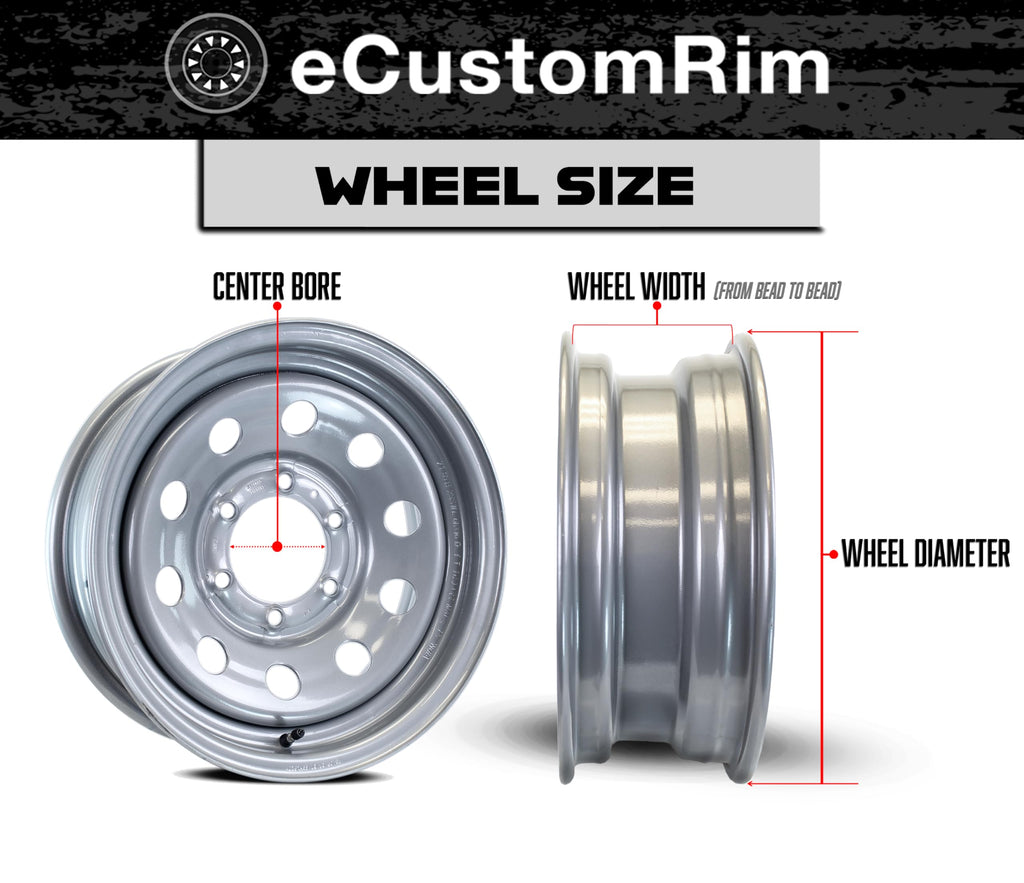 12 Inch Trailer Tire Rim Assembly E69007
